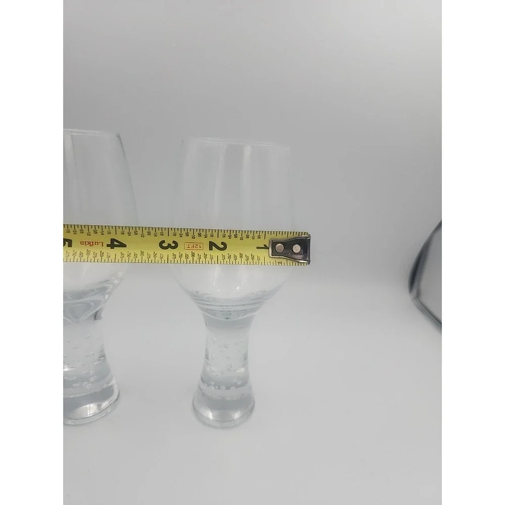 Pier 1 Bubble Stem Wine Glasses